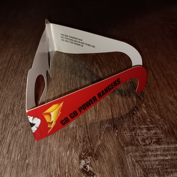 VINTAGE power Rangers 3d glasses - Picture 2 of 4